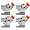 Cryfokt 4 Pcs Corner Clamp, Stainless Steel 90 Degree Right