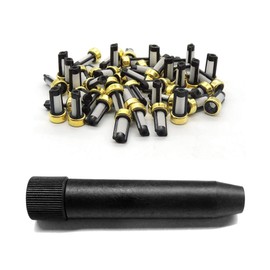 HiSport Fuel Injector Micro Filter Removal Tools with 50 pcs CF-101 Basket Filters (6mm x 3mm x 12mm)
