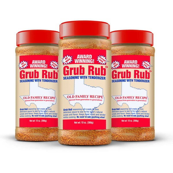 Grub Rub BBQ Seasoning & Meat Rubs for Smoking -