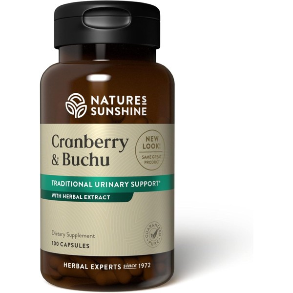 Nature's Sunshine Cranberry and Buchu Concentrate 100 Capsules