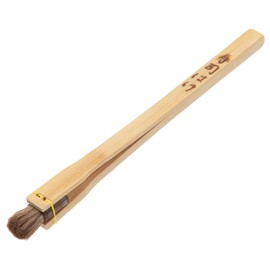 Endoshoji BHK7501 Brush, Commercial Use, Bamboo Handle, Sushi Brush (Horse Hair), 0.4 inches (10 mm), Made in China