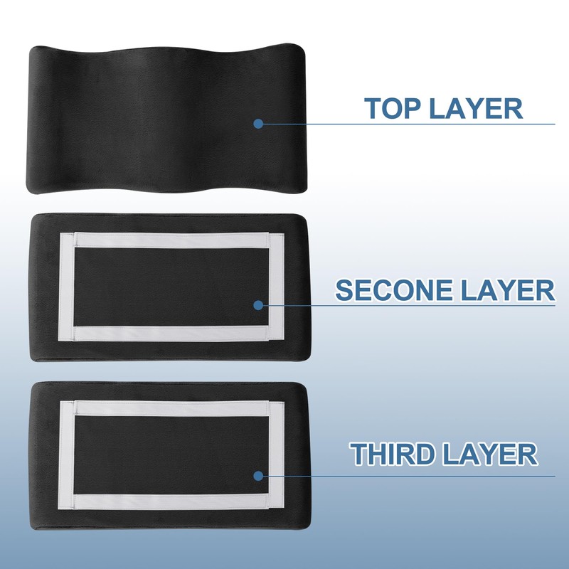 HOMBYS Adjustable Height BBL Pillow After Surgery for Sleeping,High Density