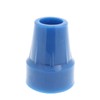 2x blaue Gummispitzen für Gehstock oder Krücke - 19mm &