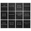 Alipis Waterproof Labels for Bottles, 12pcs Shampoo Conditioner Dispenser Label