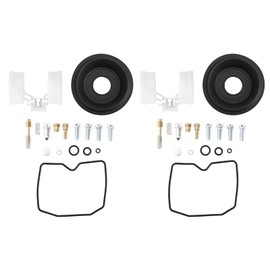 Carburettor Repair Kit Replacement, 34 Piece Set Motorcycle Carburettor Repair Kit Replacement for Vulcan 500 EN500 1991 1995