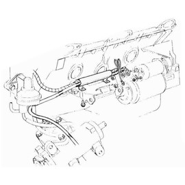 Inline Tube Compatible with 1967-69 Pontiac GTO RA/HO Positive Battery Cable Shield 1pc