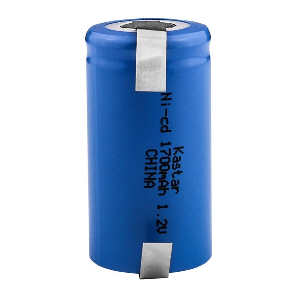 Kastar SC SubC Battery Flat Top W/Solder Taps Replacement for
