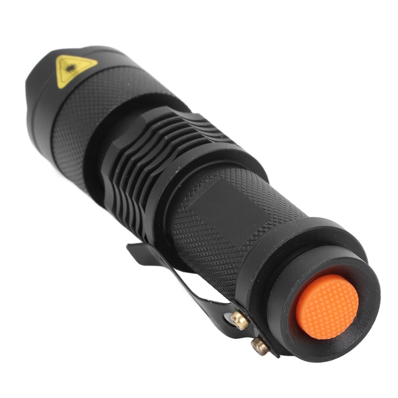 LED Flashlight 1 Mode Retractable Waterproof Handheld Lamp for Hunting