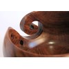 Rose Wood Yarn Bowl - 6" x 3" with Free