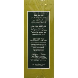 Ahmad Tea Green Tea, Earl Grey, 17.6 Ounce/ 500 gram
