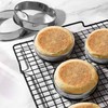 Walquicks 6Pcs Crumpet Rings, Stainless Steel 4 Inch English Muffin