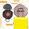 Wonderjune 2 Pcs Cowboy Hat Box for Storage Collapsible Sturdy