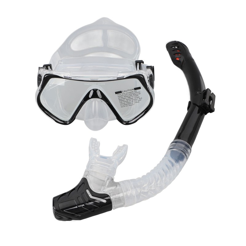 Diving Goggles Silicone Glass Plastic Ultra Clear Comfortable Adjustable Diving