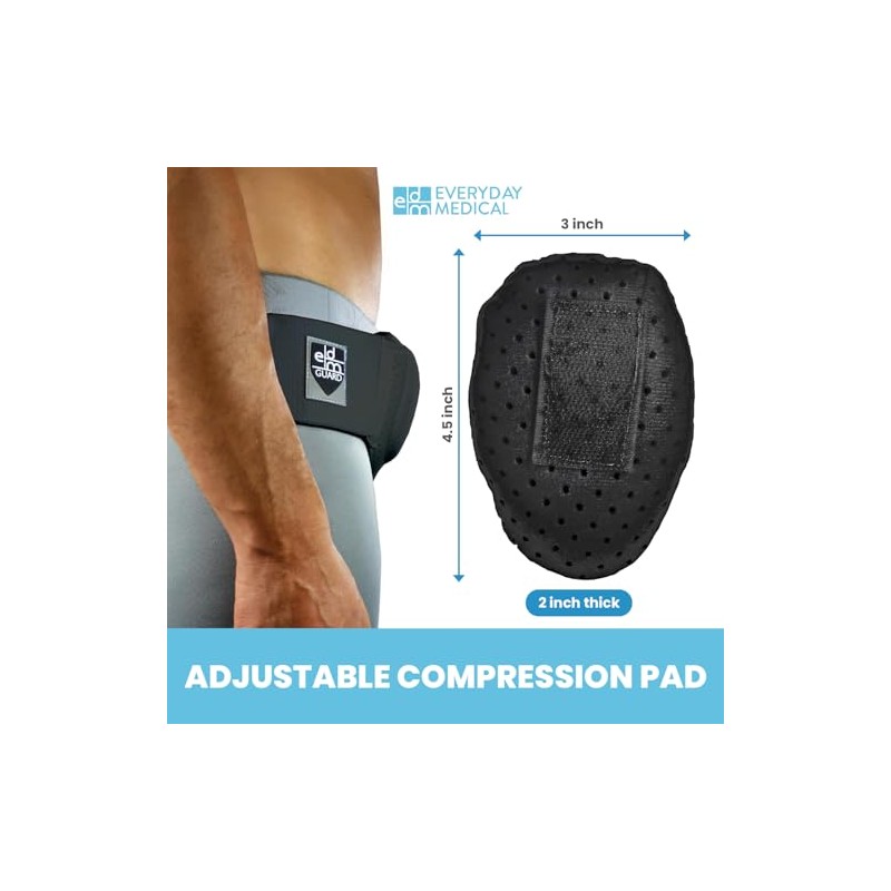 EVERYDAY MEDICAL Hernia Belt for Men - Inguinal Hernia Support