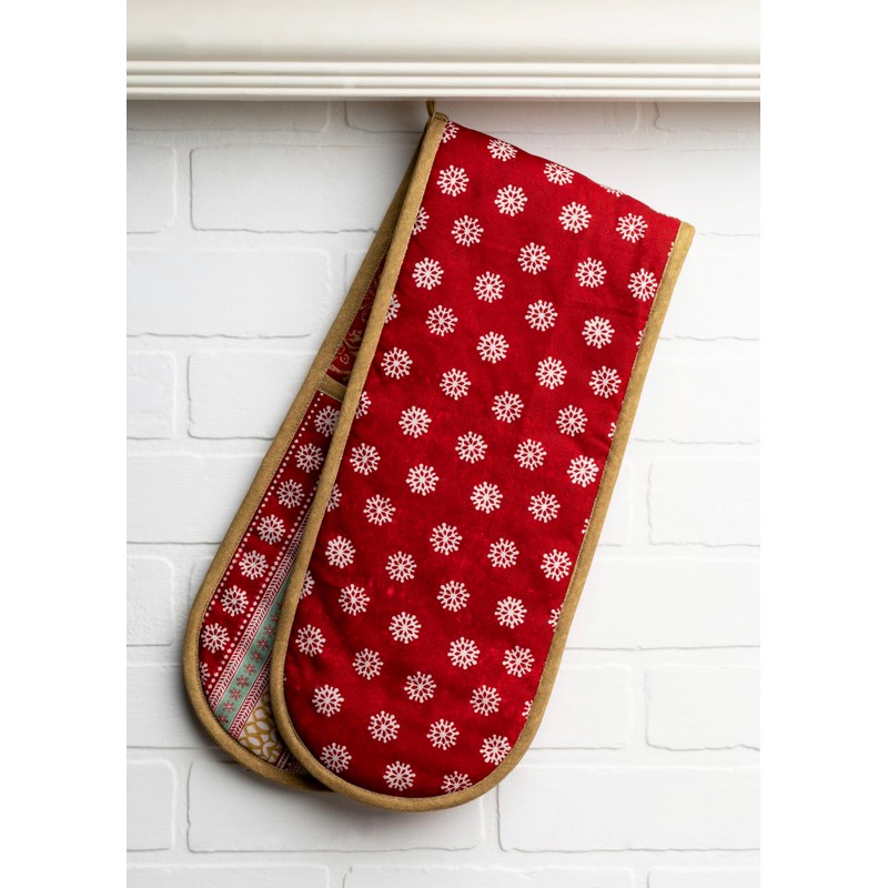 Maison d' Hermine Double Oven Mitts 100% Cotton 18cm x