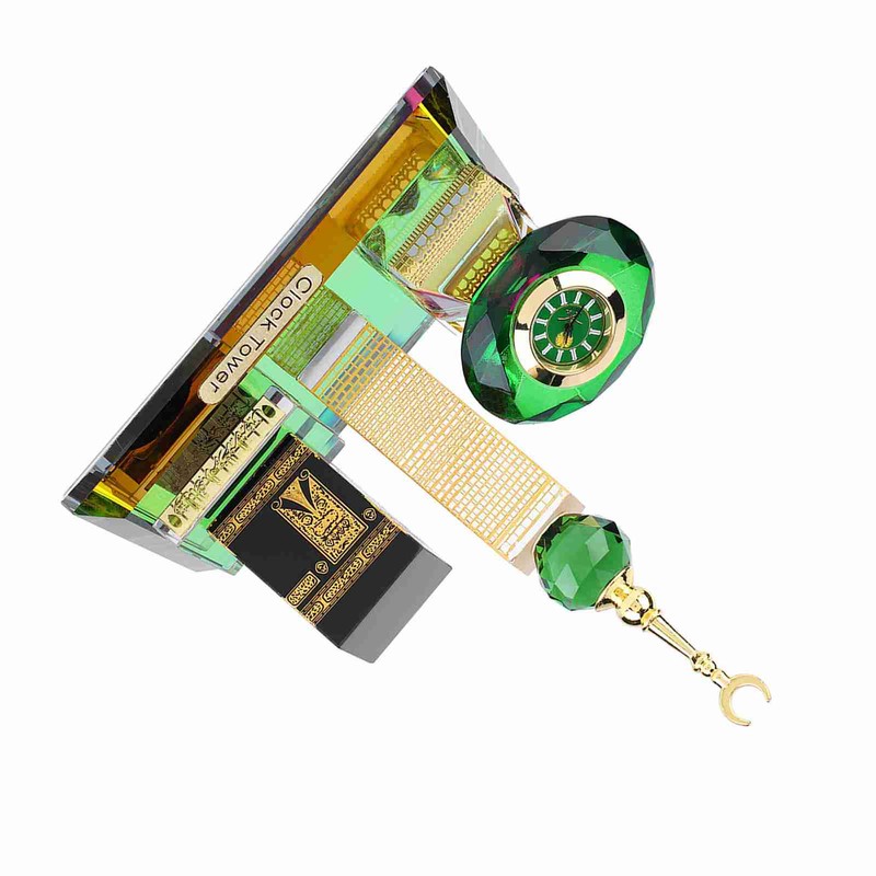 Muslim Kaaba Clock Tower Model Islamic Architecture Handicrafts Souvenirs Home