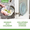 Tovolo Microwave Splatter Cover for Food Medium Blue Haze Dishwasher