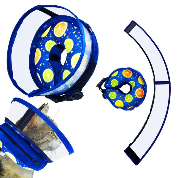 Inflatable Small Dog Cone Collar with Enhanced Anti-Licking, Dog Soft