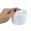 Denture Cup Braces Container with Strainer Screw Cap Medi-Inn