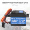 35KG RC Waterproof Brushless Motor Gear Servo Replacement for 1/8
