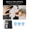 Nicpro 0.7 mm Mechanical Pencil Set with Case, 3PCS MP2000