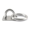 Zerniple M5 Pad Eye Plate 304 Stainless Steel U Hooks