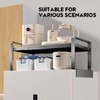 (17-31.5 inches) Adjustable Refrigerator or Washer Top Storage Rack -