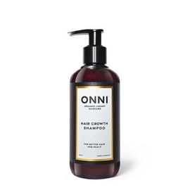 ONNI Shampoo | Organic Hair Growth Shampoo | 250 ml Pump Dispenser | No Silicones, Sulphates, Parabens - Hair Care for More Hair Growth, Against Itchy Scalp, No Animal Testing, Made in Germany