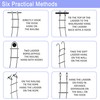 9.8ft Fire Escape Ladder - Emergency Safety Rope for 2-3