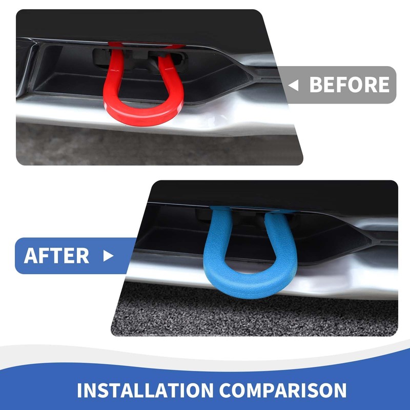 RAZPOY Tow Hook Cover fit for Chevy Silverado 1500 2007-2024,