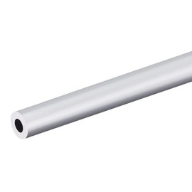 sourcing map Round Tube Replacement 6063 Aluminium 10 mm Outer Diameter 5 mm Inner Diameter 250 mm Length Tube