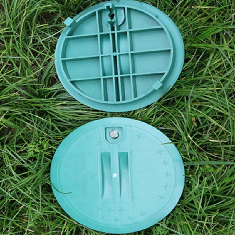 Green Valves Box Covers Lid For Round Sprinkler Systems Irrigation