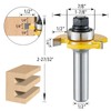 Tongue and Groove Router Bits Set Zhongji Plus 3 Teeth