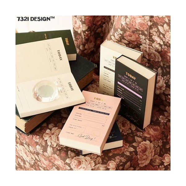 Other 7321 DESIGN Sleeping Piece Daily Diary 1ea, Type:KHAKI