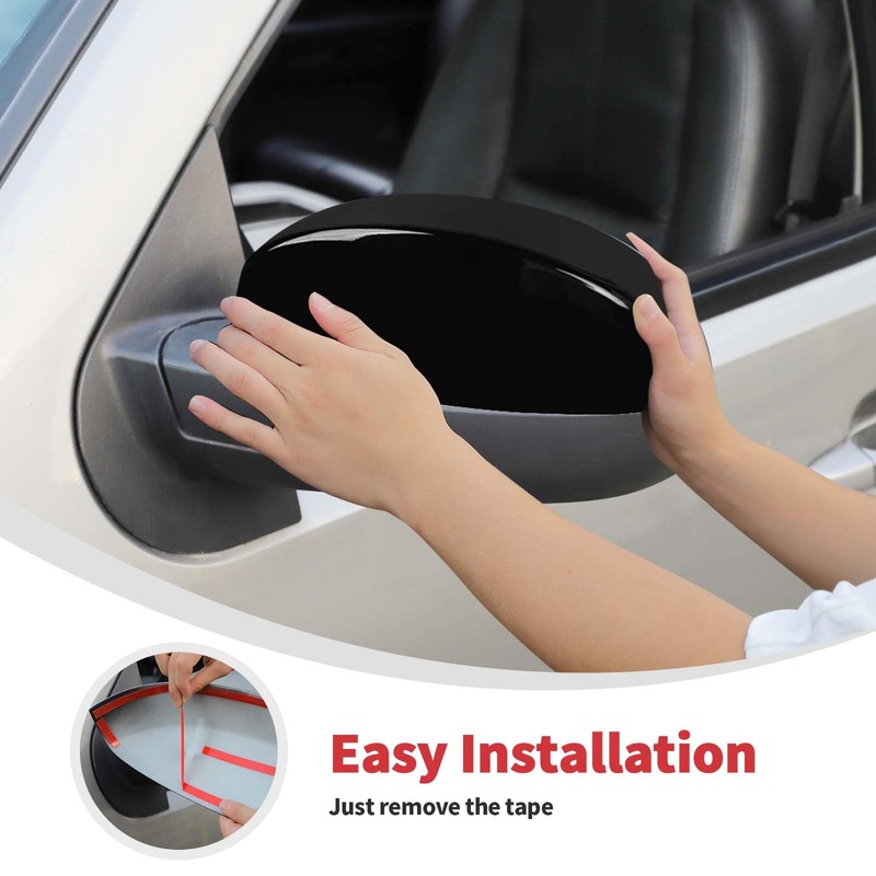 Linskip Driver and Passenger Side Mirror Covers for Chevy Avalanche
