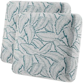 Fuloon Seat Cushion Covers, Stretch Couch Slipcovers Sofa Cushion Protective Solid Chair Slipcovers Washable Suitable for Armchair Loveseat Sofa 2 PC Blue