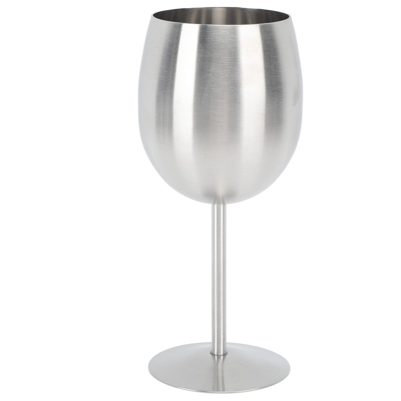Stainless Steel Stem Wine Glasses Durable 304 Stainless Steel Wine