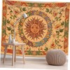 Ciieeo Bohemian Sun Moon Tapestry Artistic Wall Hanging for Home