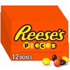 REESE'S PIECES Peanut Butter in a Crunchy Shell, Candy Boxes,