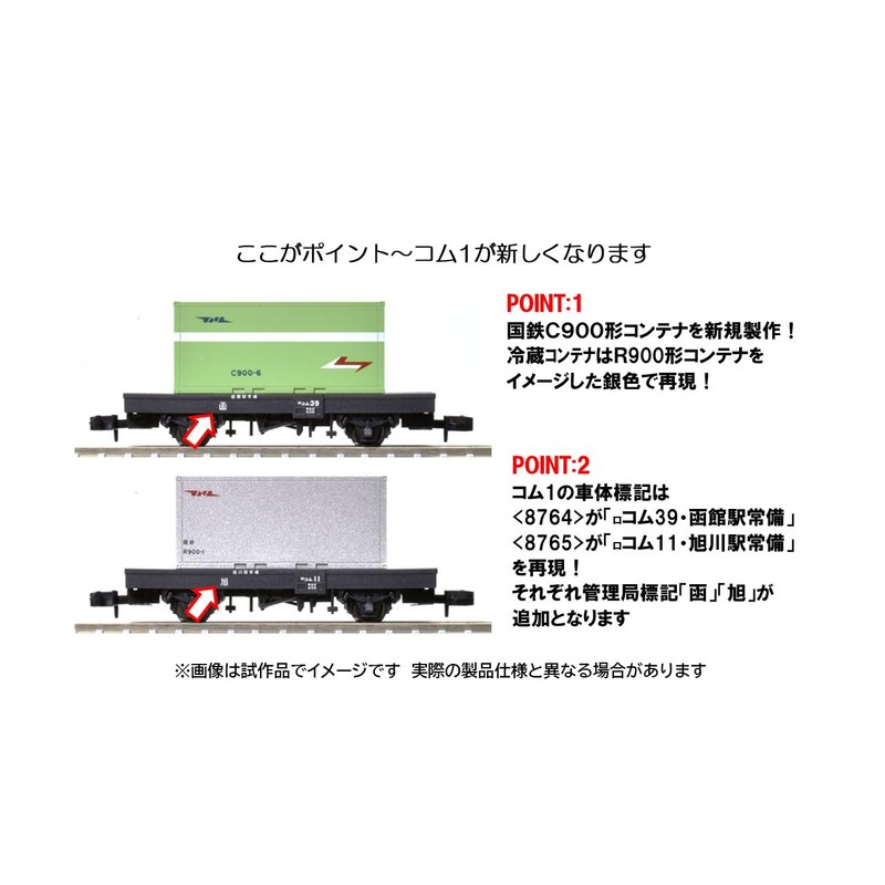 Tomytec 8764 N Gauge JNR Freight Car Com Type 1