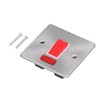 Wall Plate Switch Double Inlet Outlet 45A Air Conditioning Panel