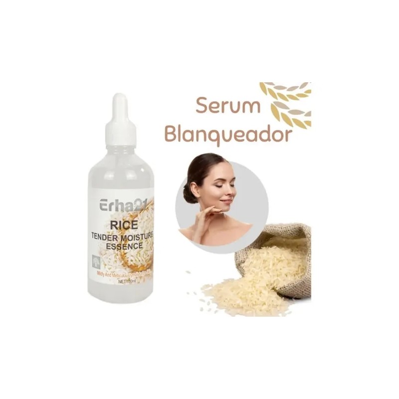Suero Facial Arroz Erha21 100 Ml Todo 20+ Blanqueador