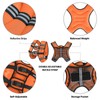 APEXUP Weighted Vest with 5lbs/10lbs/15lbs/20lbs/25lbs/30lbs Weights and Reflective Stripe, Weight