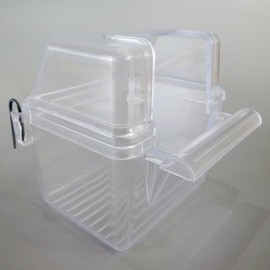Kobayashi Antibacterial Clear Bait Container with Lid
