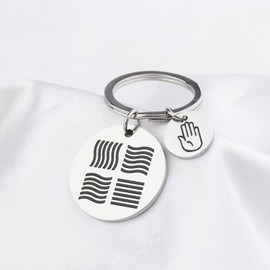 SEIRAA Element Stones Keychain Leeloo Multipass Gifts Aziz Light Gifts Air Water Fire Earth Element Jewelry (Hand CA)