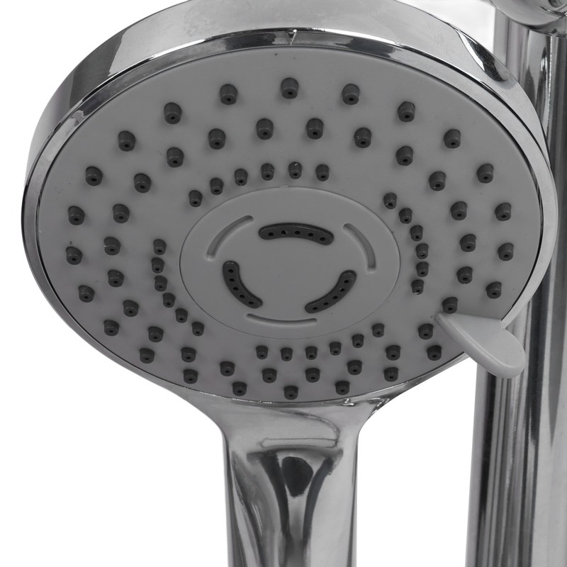 Shower Slide Rail Set 360° Rotation Adjustable Height with 1.5m