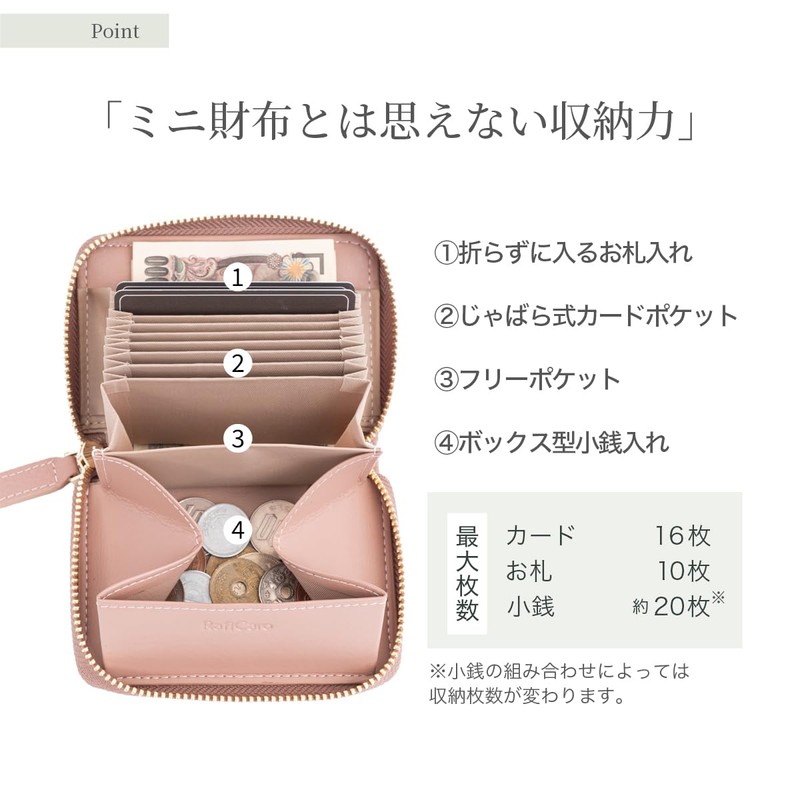 RafiCaro Mini Wallet, No Bills Folding, Women's, Men's, Bifold Wallet,