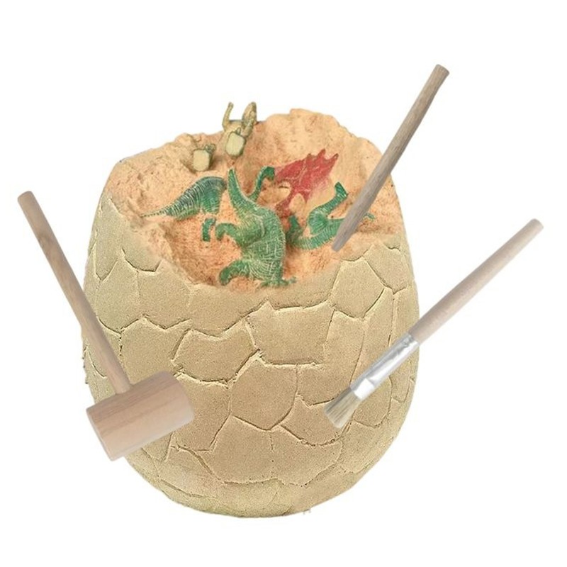 Dinosaur Egg Excavation Kit Jumbo Egg Unearth 14 Different Dinosaurs