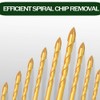 6PCS Golden Ceramic Tile Drill Bits, JOERIC Masonry Drill Bits