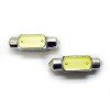 Lumiglow 36mm Cool White Interior Courtesy Dome Light Bulbs LEDs